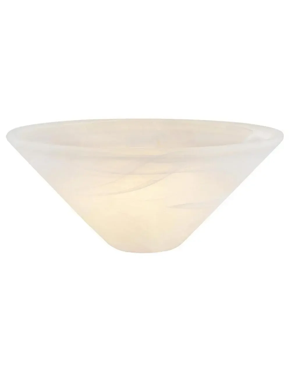 Aspen Creative 25302-64-1, Alabaster Glass Shade for Medium Base Socket NEW
